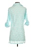 Three Islands Teal 3/4 Sleeve Blouse Size S - photo 2