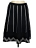 Spense Chevron-herringbone Black Casual Skirt Size M - photo 1