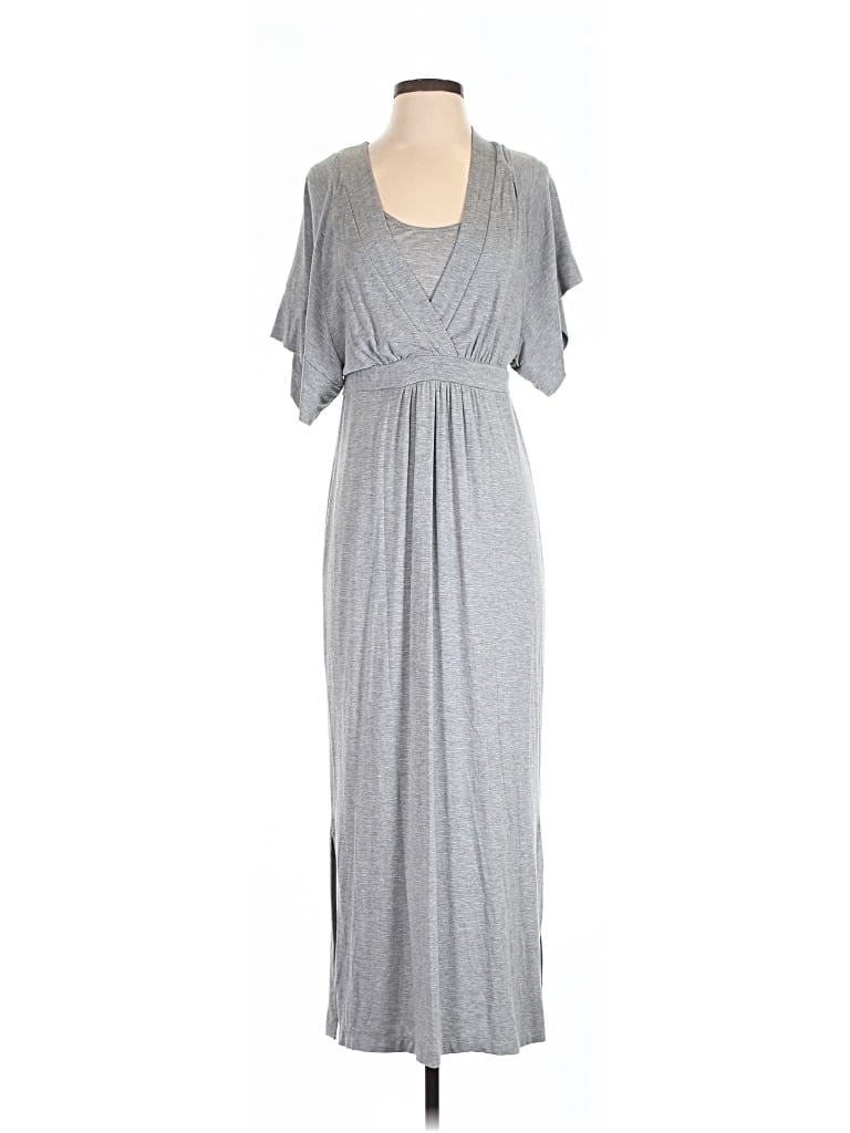 Pre-owned Bordeaux Casual Dress In Gray