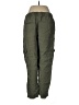 Ann Taylor LOFT 100% Lyocell Green Cargo Pants Size M - photo 2