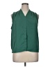 Shein 100% Polyester Green Sleeveless Blouse Size XL - photo 1