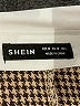 Shein 100% Polyester Houndstooth Brown Coat Size 6 - photo 6