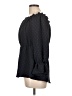 Lane Bryant 100% Polyester Black 3/4 Sleeve Blouse Size 10 - 12 Plus - photo 5