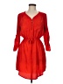 rue21 100% Polyester Red Casual Dress Size M - photo 1
