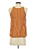 Old Navy 100% Rayon Orange Sleeveless Blouse Size XS - photo 2