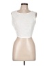 Unbranded 100% Polyester White Sleeveless Top Size L - photo 1