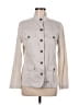 Chico's 100% Cotton Gray Long Sleeve Button-Down Shirt Size Med (1) - photo 1