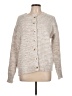 Unbranded 100% Polyester Tweed Ivory Cardigan Size L - photo 1