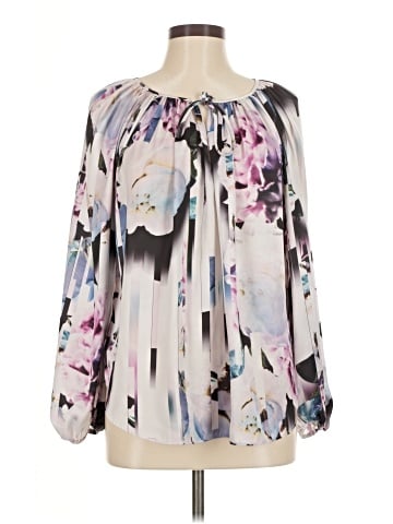 Jennifer Lopez Long Sleeve Blouse (view 1)