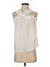 J.Crew 100% Polyester Ivory Sleeveless Blouse Size 0 - photo 1