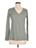 Nike 100% Polyester Gray Long Sleeve T-Shirt Size M - photo 1