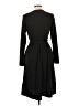 Unbranded 100% Polyester Solid Black Casual Dress Size L - photo 2