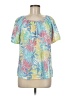 Cathy Daniels Yellow Short Sleeve Blouse Size M - photo 1