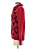 Liz Claiborne 100% Cotton Argyle Red Pullover Sweater Size S - photo 5