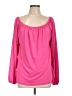 Unbranded Pink Long Sleeve Blouse Size L - photo 1