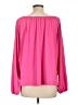 Unbranded Pink Long Sleeve Blouse Size L - photo 2