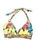 Swim Systems Floral Yellow Swimsuit Top Size S - photo 1