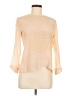 Zara Basic Ivory Orange 3/4 Sleeve Blouse Size M - photo 1