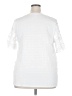 Sweet Rain White Short Sleeve Blouse Size 2X - photo 2