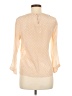 Zara Basic Ivory Orange 3/4 Sleeve Blouse Size M - photo 2
