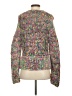 David Brooks 100% Acrylic Tweed Green Cardigan Size S - photo 2