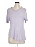 Dynamite 100% Viscose Purple Short Sleeve T-Shirt Size L - photo 1