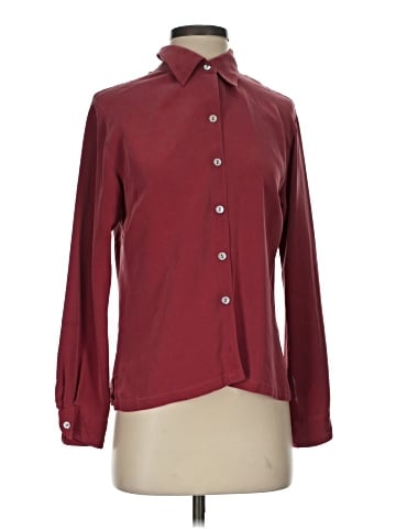Chico's Design Long Sleeve Silk Top (view 1)