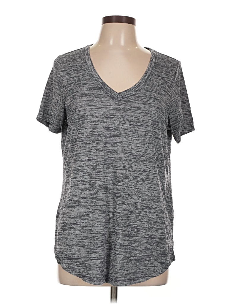 Pre-owned Athleta Active T-shirt In Gray
