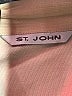 St. John 100% Silk Ivory Long Sleeve Silk Top Size 4 - photo 7