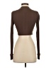NSF Brown Long Sleeve Top Size S - photo 2