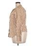 Talbots Print Ivory Long Sleeve Button-Down Shirt Size 18 - photo 5