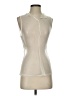 Express 100% Nylon Ivory Sleeveless T-Shirt Size S - photo 1