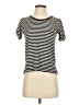 J.Crew Stripes Ivory Short Sleeve T-Shirt Size XXS - photo 1