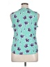 Assorted Brands Tropical Teal Sleeveless Blouse Size XL - photo 2