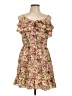 2b bebe Floral Pink Cocktail Dress Size L - photo 1