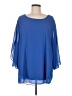 Acevog Blue 3/4 Sleeve Blouse Size XXL - photo 1