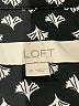 Ann Taylor LOFT 100% Polyester Polka Dots Black Long Sleeve Blouse Size S - photo 7