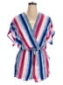 Bebop 100% Rayon Stripes Blue Romper Size XL - photo 1
