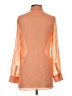 W118 by Walter Baker 100% Polyester Color Block Orange Long Sleeve Blouse Size S - photo 2