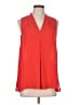 Violet & Claire 100% Polyester Red Sleeveless Blouse Size L - photo 1