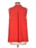 Violet & Claire 100% Polyester Red Sleeveless Blouse Size L - photo 2