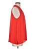 Violet & Claire 100% Polyester Red Sleeveless Blouse Size L - photo 4