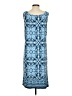 Unbranded Paisley Blue Casual Dress Size XXS (estimated) - photo 2