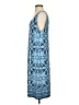Unbranded Paisley Blue Casual Dress Size XXS (estimated) - photo 5