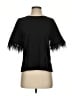 For Cynthia Black Short Sleeve Top Size S - photo 1