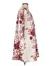 Ann Taylor LOFT 100% Polyester Print Ivory Casual Dress Size XS - photo 4
