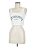 Unbranded 100% Polyester White Sleeveless Top Size M - photo 1