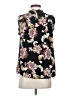 T Tahari Floral Black Sleeveless Blouse Size S - photo 2