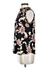 T Tahari Floral Black Sleeveless Blouse Size S - photo 5