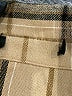 Unbranded Plaid Brown 3/4 Sleeve Button-Down Shirt Size M (estimated) - photo 7